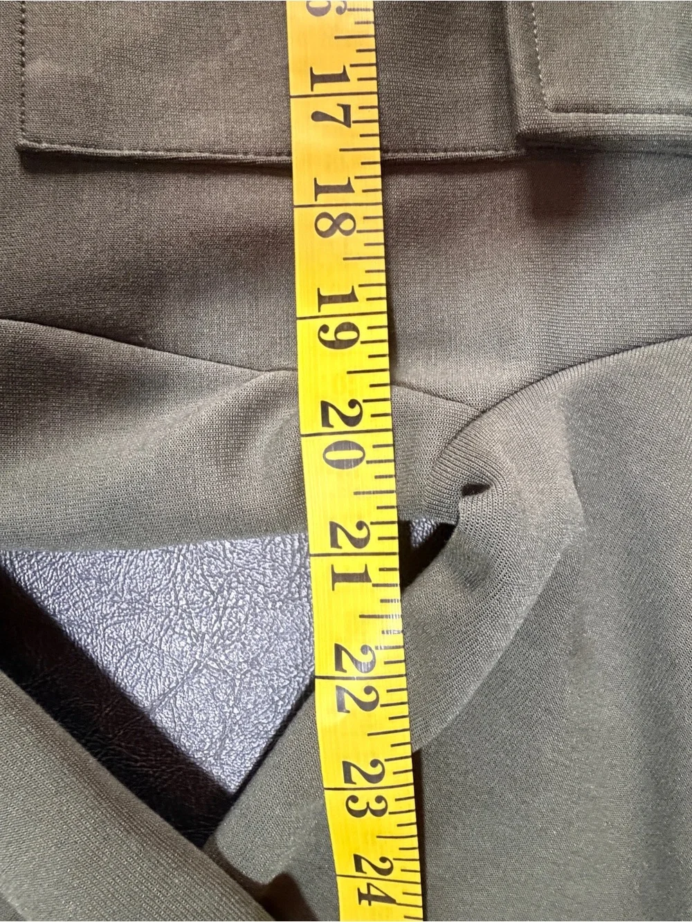 Elie Tahari Men’s Olive Green Utility Bomber Jacket Zip Front Size M